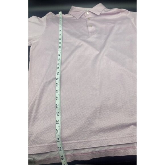 Peter Millar Men’s Pink Cotton Performance Golf Polo Sz L - Picture 6 of 9